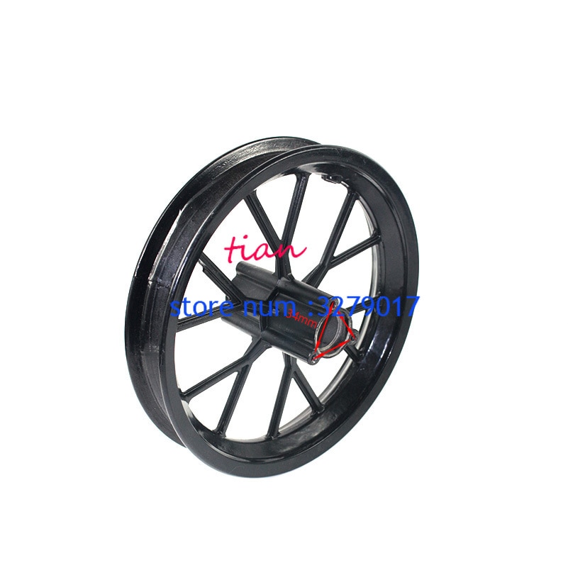 Llanta de aleación de aluminio para Mini Moto, llanta delantera y trasera de 222mm, 49cc,