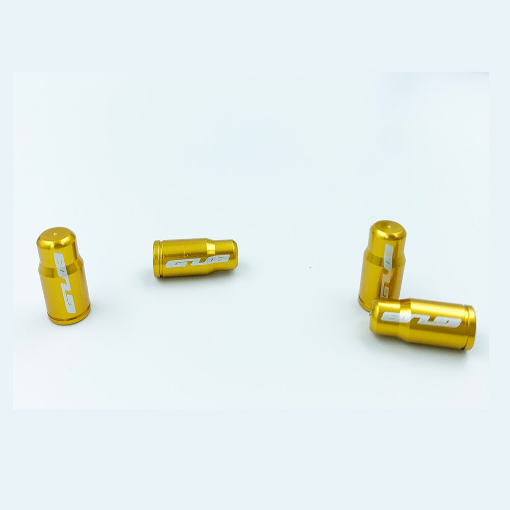 2Pc Aluminium Fiets Tire Valve Cap Ultralight Weg Mountainbike Band Cap Schrader/Presta Ventiel Protector Mtb accessoires: P-GOLD