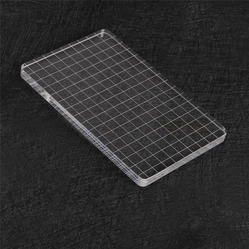 Clear Stempels Acryl Blok Scrapbooking Transparante Postzegels Diy Handvat Stamping Fotoalbum Essentiële Stempelen Blokken: F 16X10CM