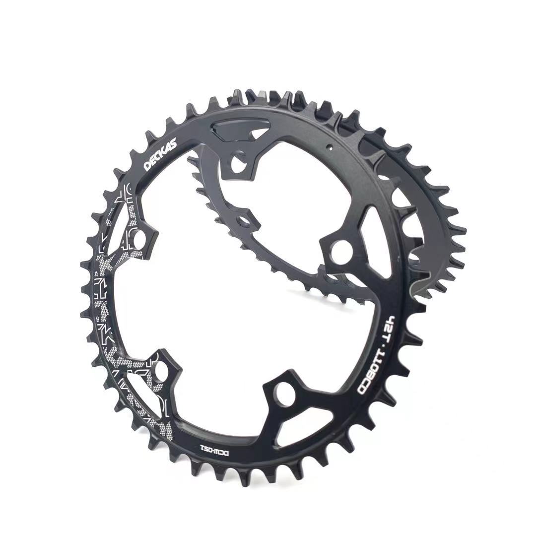 Deckas 110BCD Kettingblad Racefiets Smalle Grove 36T 38T 40T 42T 44T 46T 48T 50T 52T 110BCD 5 bouten fiets Kettingwiel