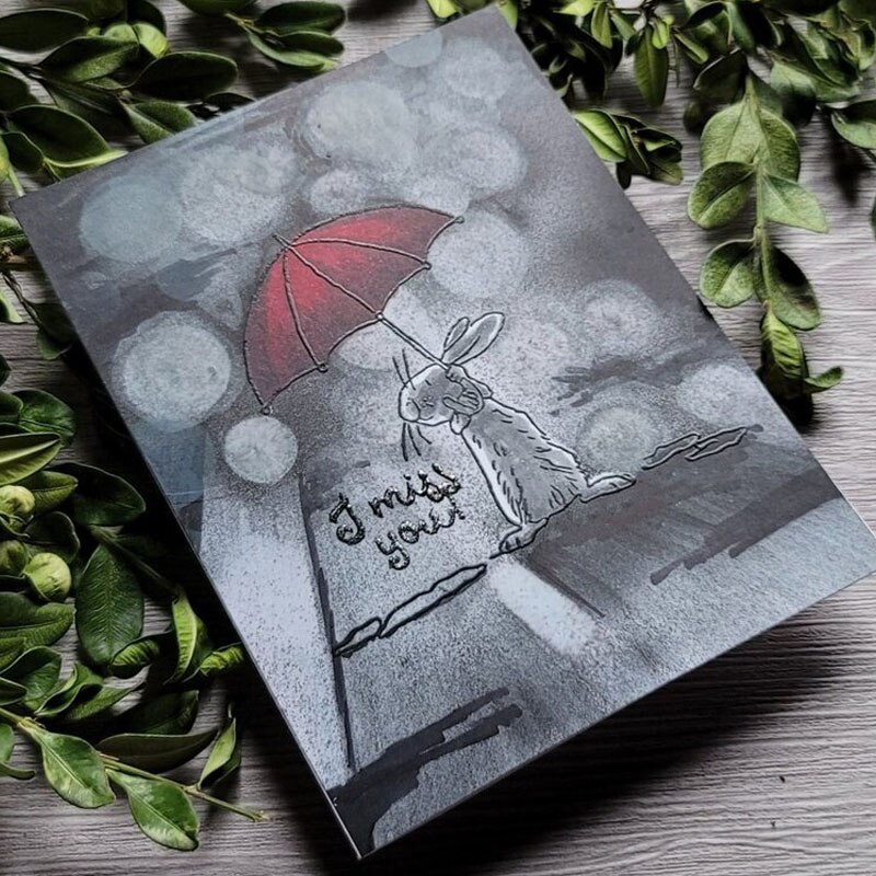 All Weather Friends Transparent Stamps and Dies for DIY Scrapbooking Paper Cards Making Crafts Supplies Clear Stamps