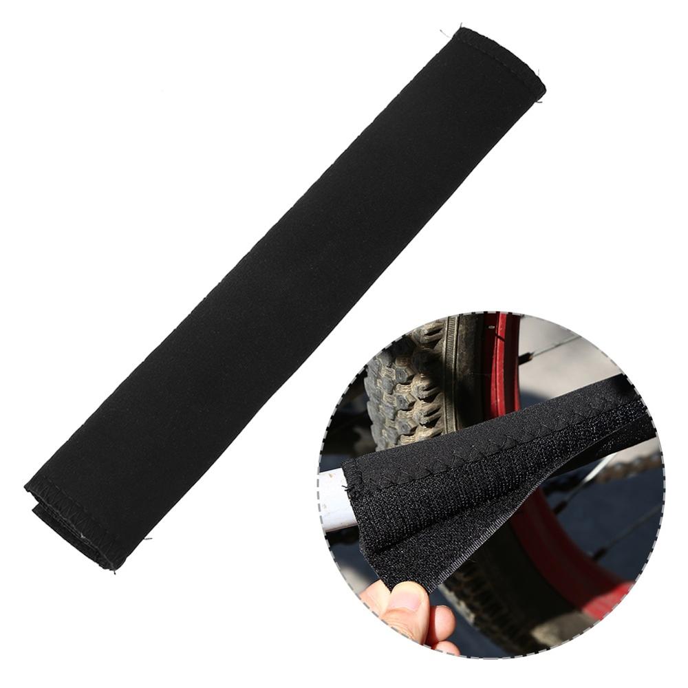 Bike Bicycle Frame Chain Stay Posted Protector Neoprene Cycling Care Chain Guards Protection Black Polyester Bike Accessories