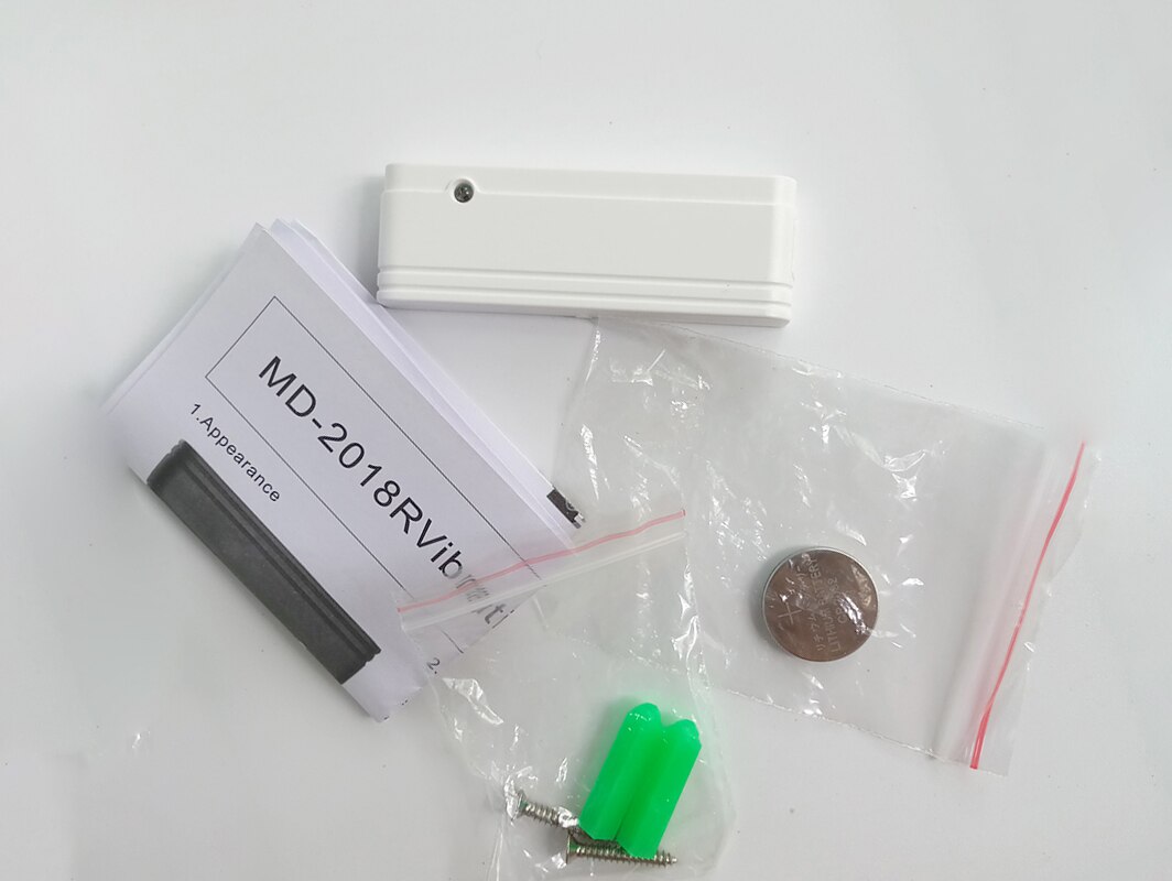 Mini Wireless Vibration Sensor Shock Detector For 868MHz Break Window Glass Sensor Detector Work With Focus Alarm System