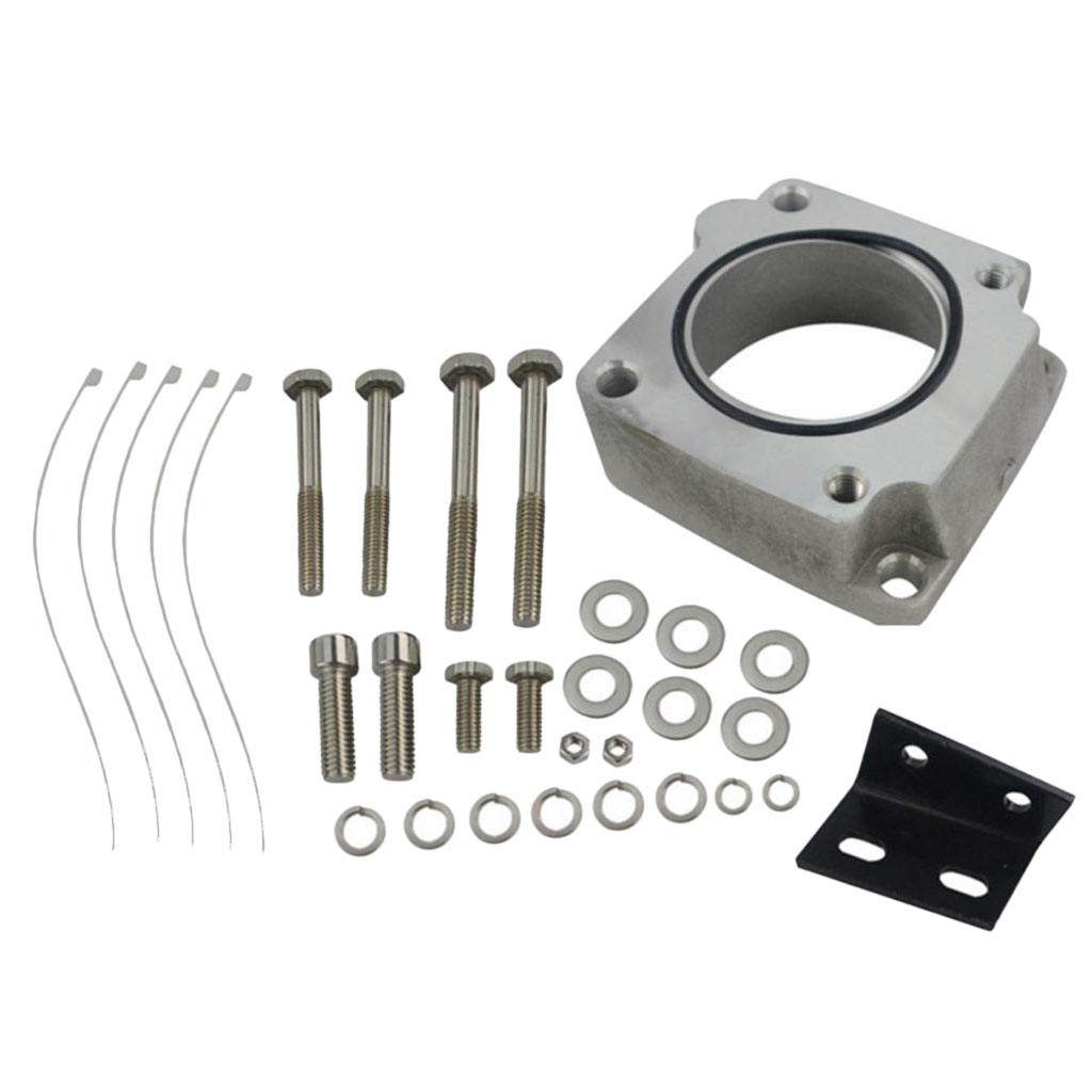 Metal Throttle Body Adapter For Nissan Skyline R33 RB25DET, Aluminum, 100mm