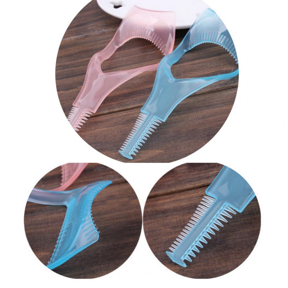 Compact Safe Makeup Mascara Comb Guide Card Tool Lightweight Eyelash Mold Reusable for Lady