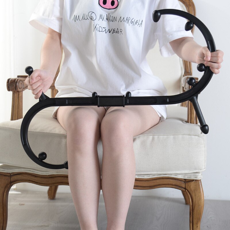 Trigger Point Self Massager Stick Hook S-Shaped Theracane Body Muscle Relief Original Thera Cane Back Massager Therapeutic Tools