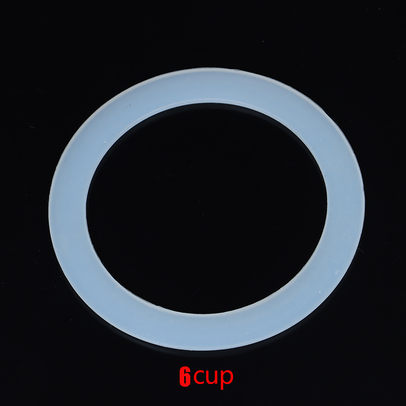 Joint d'étanchéité Bialetti en caoutchouc pour cafetière expresso, rondelle flexible, remplacement de l'anneau, standardisation, pot Moka, pièce de machines à café, 1PC: Gris clair