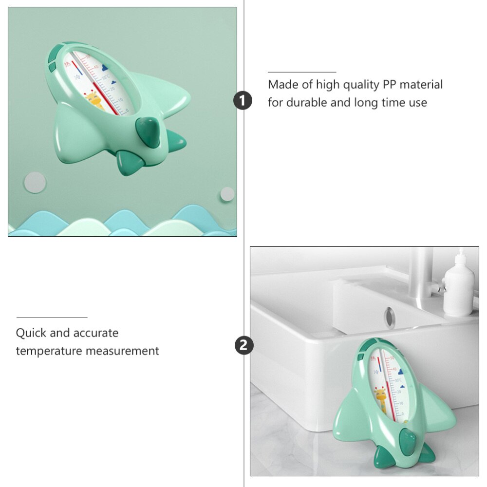 1pc karton fly pp holdbar nyttig blå termometer badetermometer baby termometer til badeværelse baby spædbarn