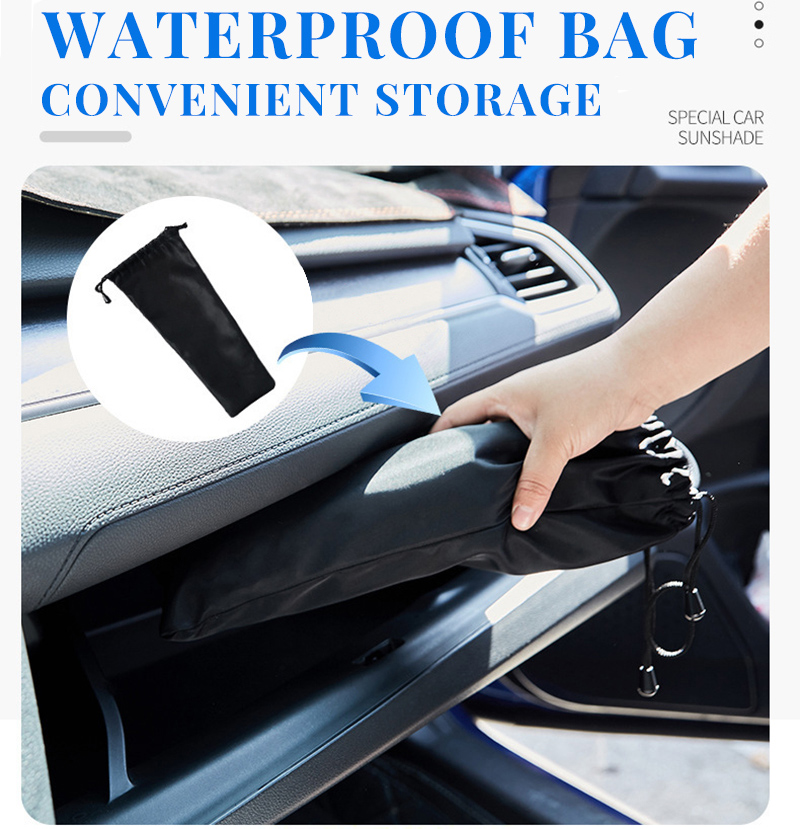 Karcle Auto Voor Parasol Zonnescherm Pull Ring Paraplu Voor Voorruit Auto Opvouwbare Parasol Covers Auto Parasol Paraplu