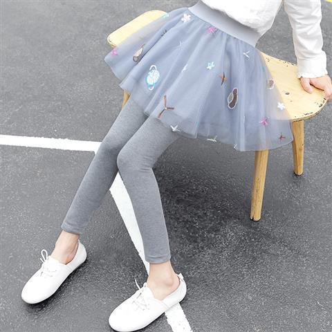 Falda de tutú para niña y niño, Leggings informales, pantalones cómodos, ropa bonita para bebé, ropa para niño: Gris / Height 90-100cm