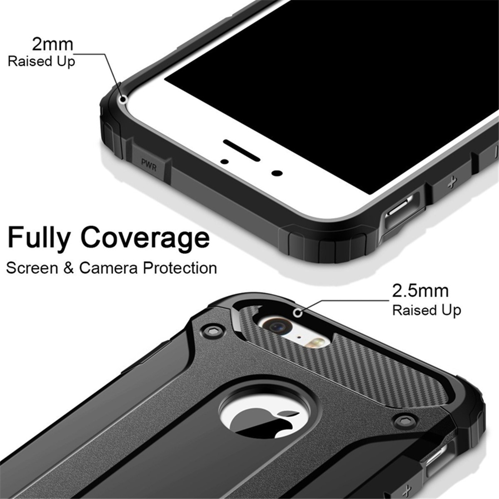 Rüstung Abdeckung Coque Für iPhone 16 Pro Max 15 14 13 12 Mini 11 Pro XS Max XR X 5S SE 6 6S 7 8 Plus Heavy Duty Stoßfest Fall