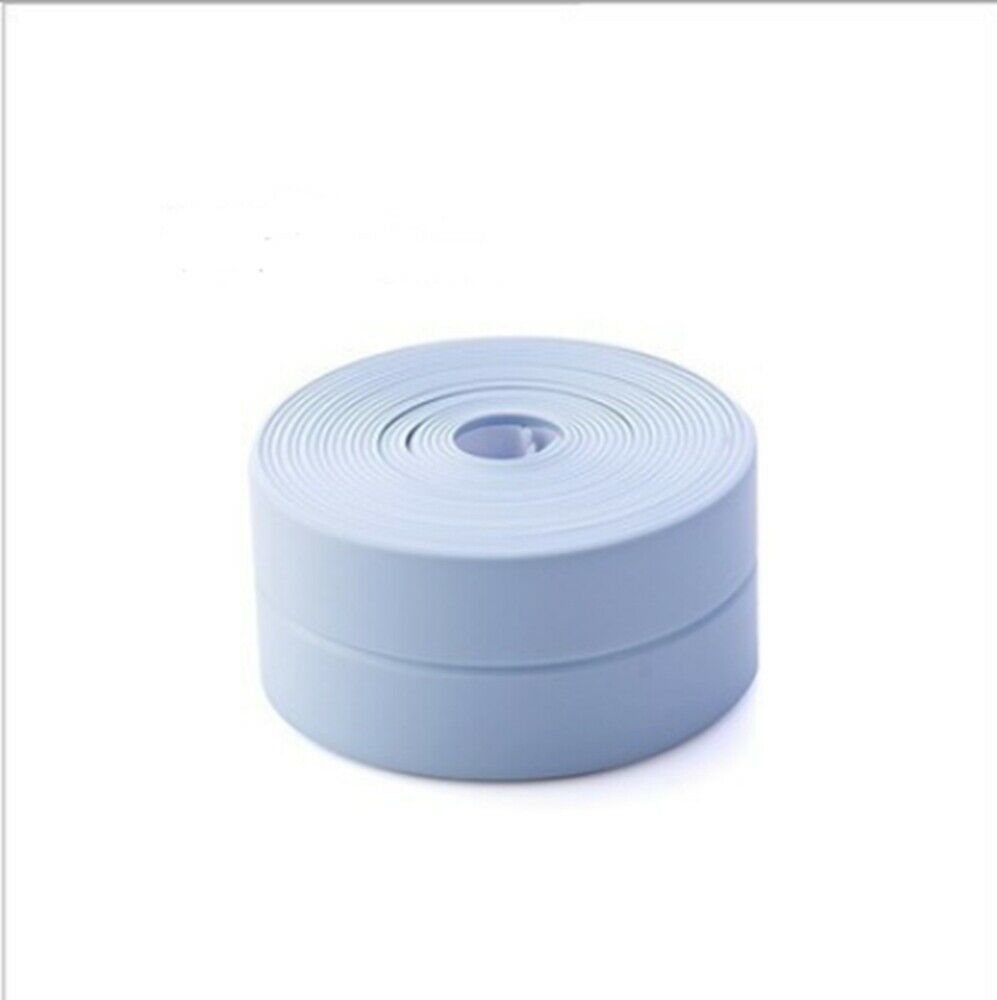 1Roll Sealing Strip Self Adhesive Bath Wall Sealing Strips Kitchen Bathroom Sink Basin Edge Trim strip 3.2m Length: C