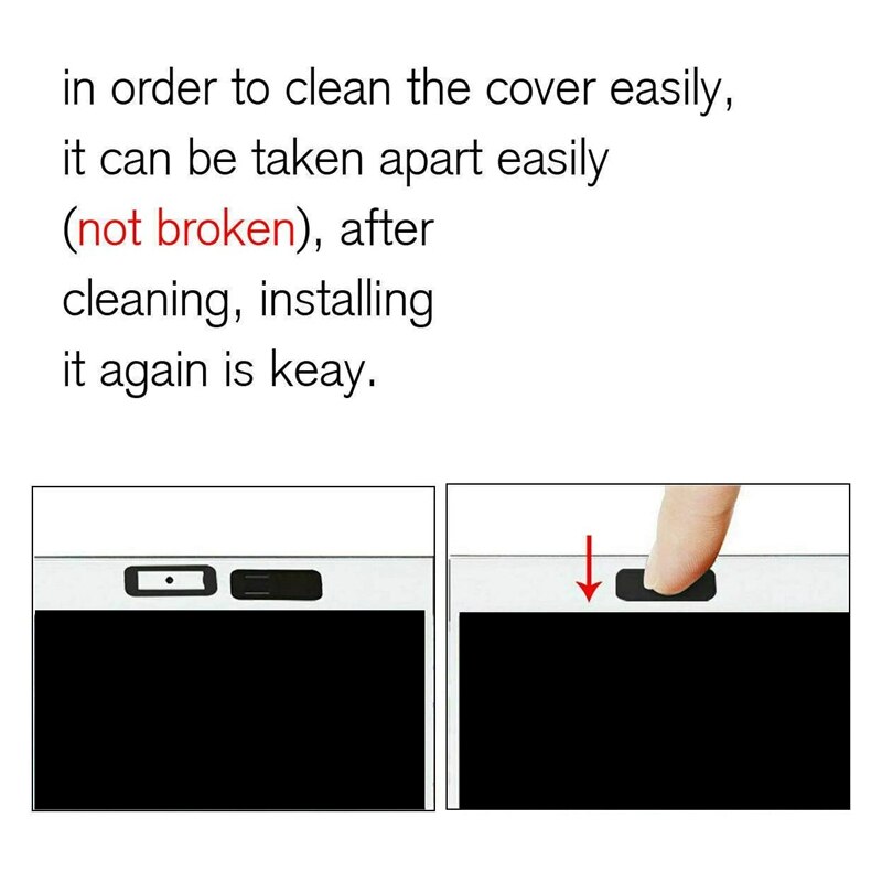 6 Pack Webcam Cover Slide Privacy Beveiliging Beschermen Sticker Laptop Camera Cover Voor Computer Pro