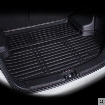 For Volkswagen VW Golf 7 / GTI R Mk7 Hatchback Hatch Trunk Liner Boot Cargo Mat Tray Floor Carpet: Black