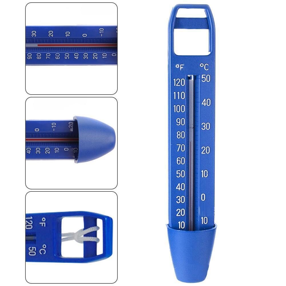 Termómetro portátil ABS para piscina, medidor de temperatura del agua, multifuncional, tallas S/M, V7J6, 1 Uds.