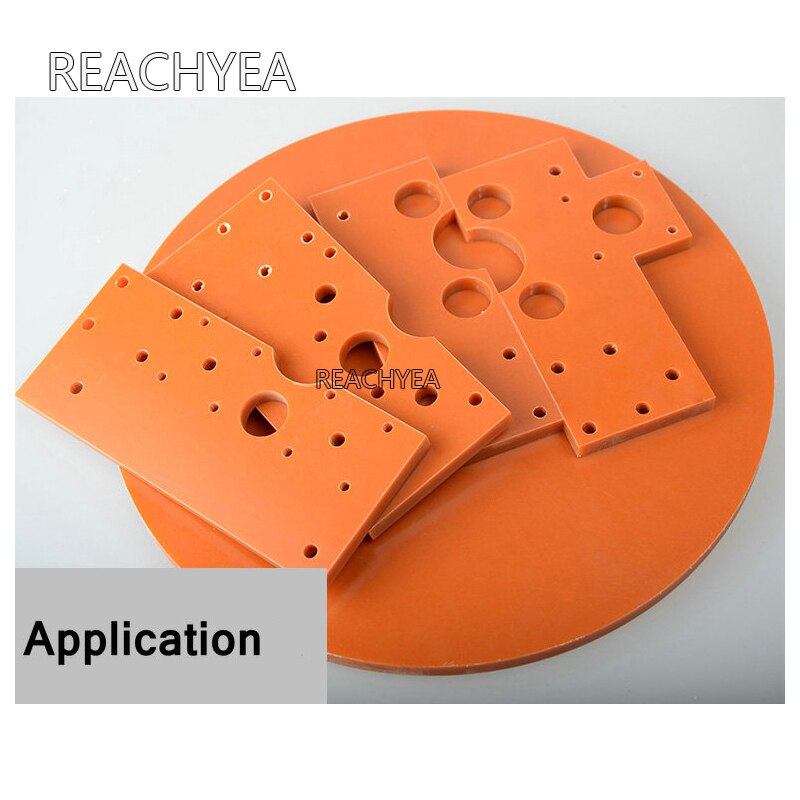 3/5/8/10mm Bakelite Sheet Bakelite Plate Board Electrostatic Prevention Insulated Panels for DIY 100x150mm 200x250mm 300x300mm