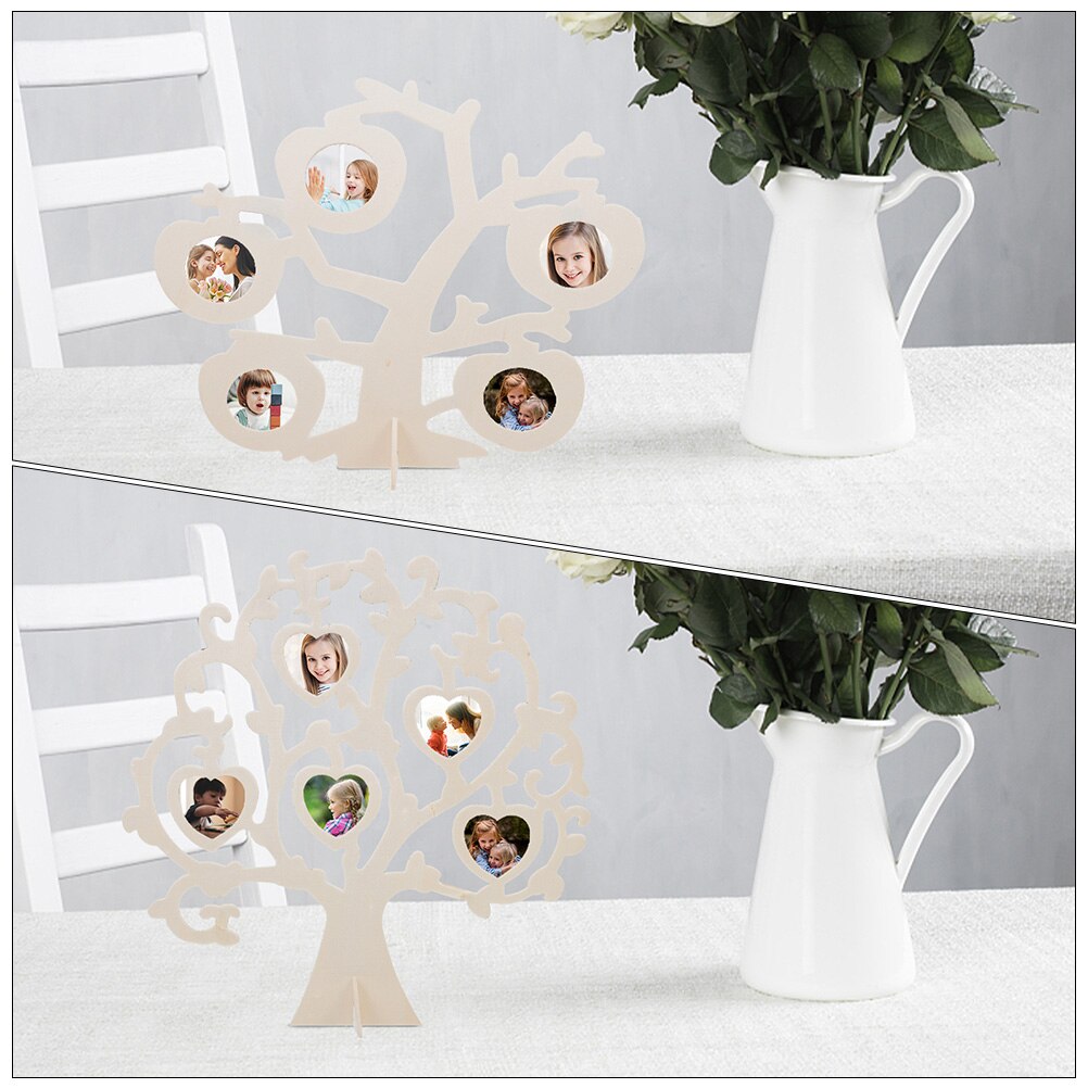 2 sets of Wooden Photo Display Frames Photo Frames DIY Picture Frames Material