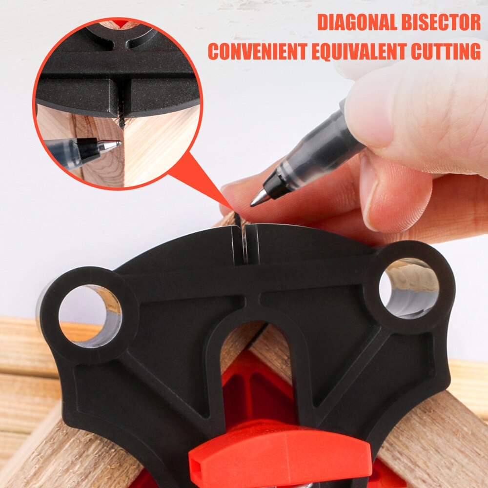 Rugged 60/90/120 Degree Right Angle Clamp Clip DIY Multi-Angle Clamp Corner Clamps Quick Fixed Fishtank Glass Corner Woodwork