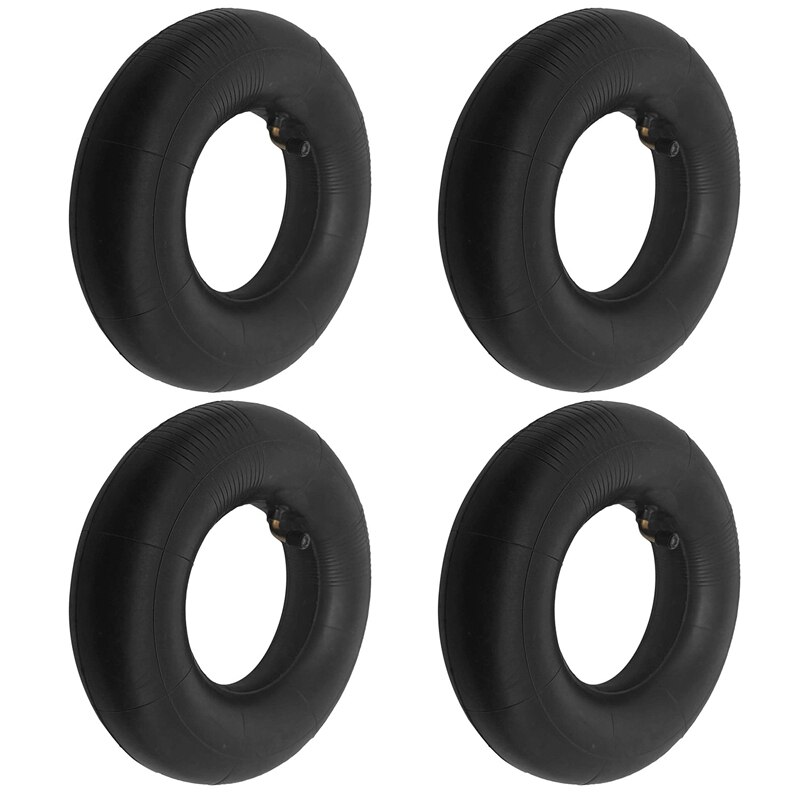 4Pcs 4.10/3.50-4 410/350-4 ATV Quad Go Kart 47Cc 49Cc Chunky 4.10-4 tubo Interno Del pneumatico Fit 3.50-4 4 Pneumatico-Tubo Interno di Scooter: Default Title