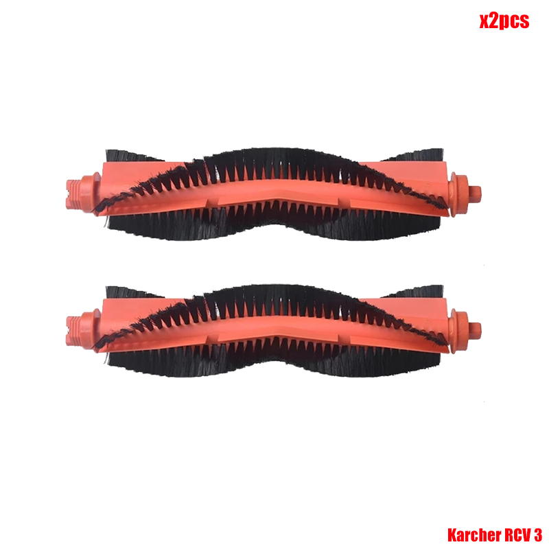 Accessories For Karcher RCV 3 Robot Vacuum Cleaner Spare Parts Roller Side Brush Hepa Filter Mop Cloth Tool Brushes Replacement: Light Grey
