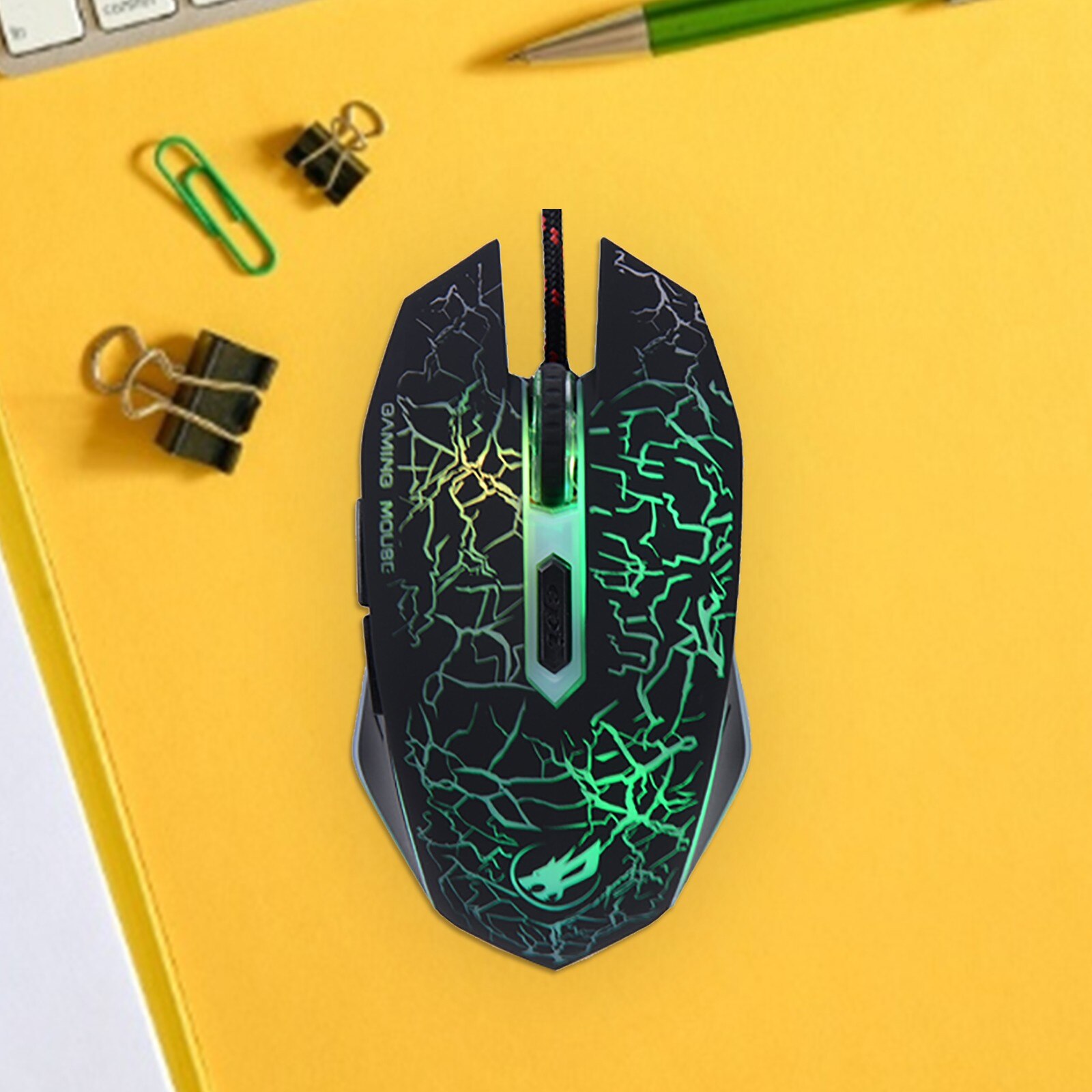 Wired Mouse LED Light Optical Portable Mouse USB Plug And Play Mouse Ergonomic Gaming Mice For Computer