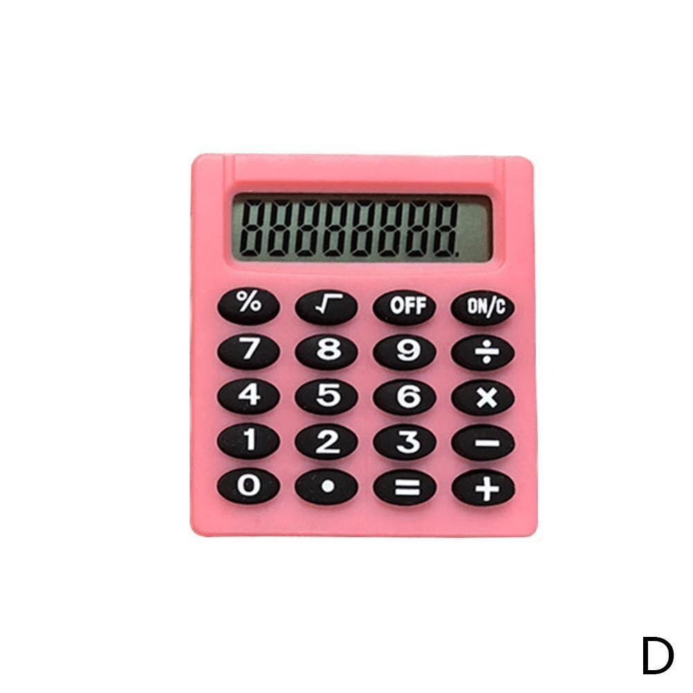 Student Small Mini Electronic Calculator Candy Office Calculating 5 Colors Supplies G2M9: D