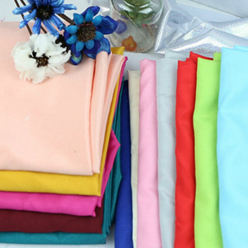 Tissu Lycra Opaque extensible en mousseline de soie, tissu de doublure pour vêtements de bricolage