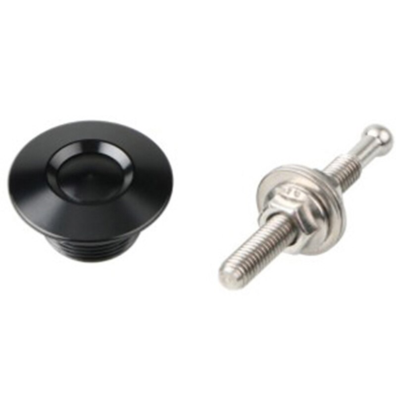 1x Universal 32mm Push Button Billet Hood Pins Lock Clip Kit Engine Bonnets Lock Car Quick Latch