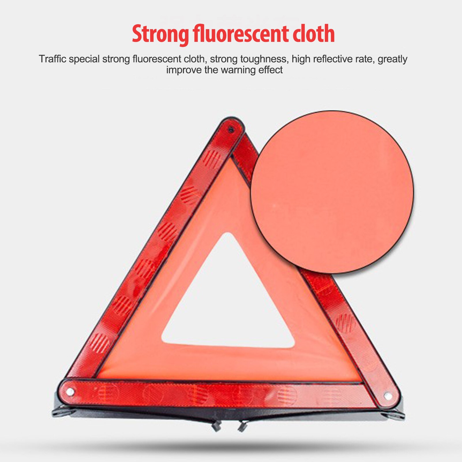 Tripod Triangle Warning Reflective Sign Vehicles Breakdown Packing Sign