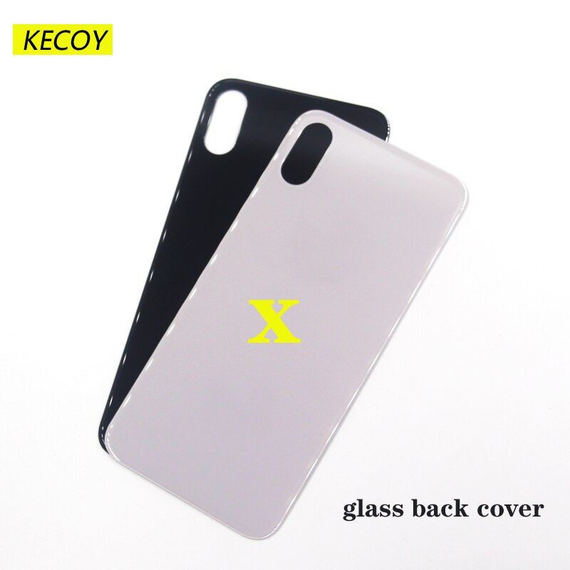 Nowy 1 szt. Tylna szyba do obudowy Iphone X XR czerwona pokrywa baterii wymiana duży otwór i mały otwór i klej + logo