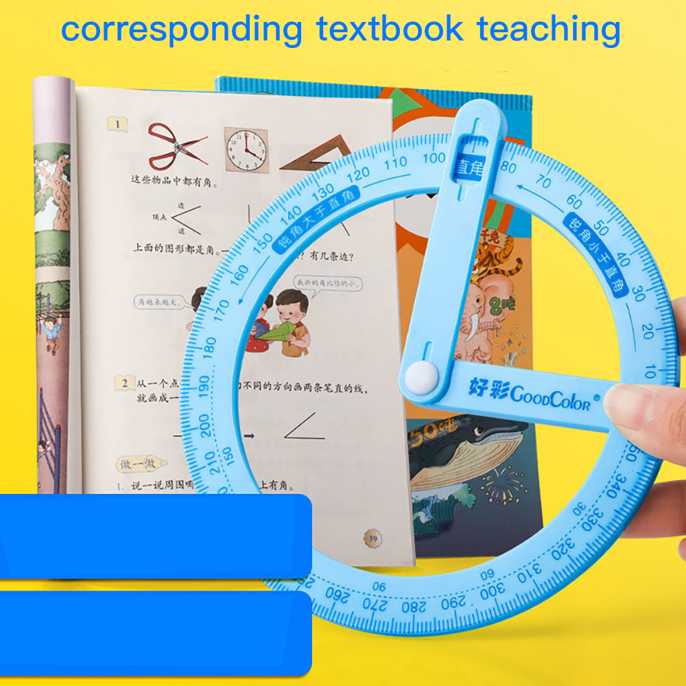 360 graden wijzer gradenboog liniaal meetinstrument multifunctionele activiteit hoekzoeker leermiddelen kantoor schoolbenodigdheden
