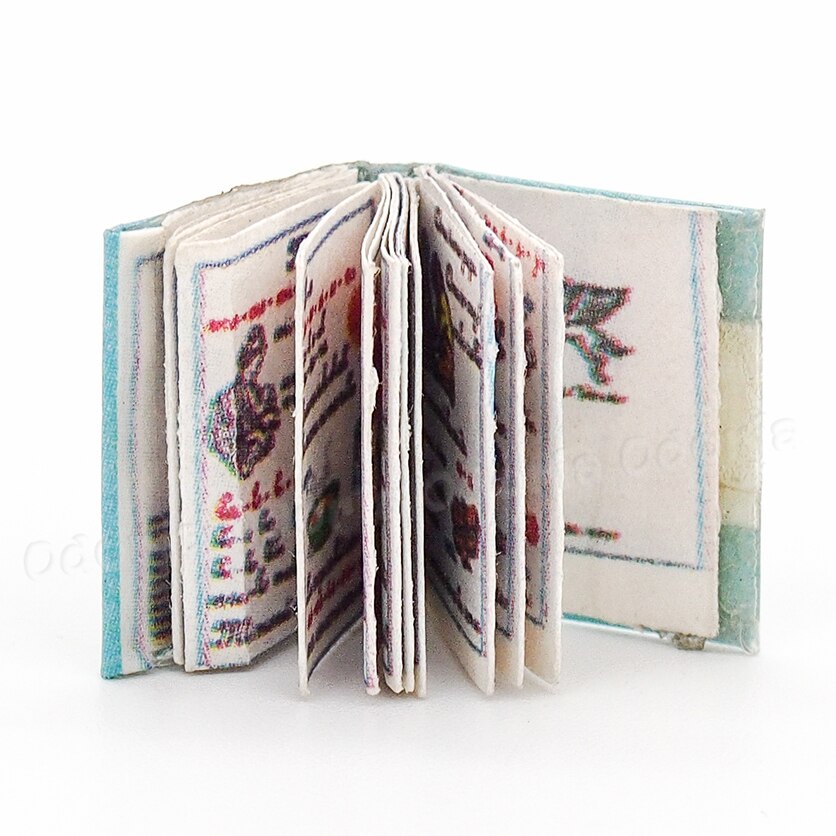 Odoria 1:12 Miniature Storybook Dolls' Accessories Book Dollhouse Decor For Study Room