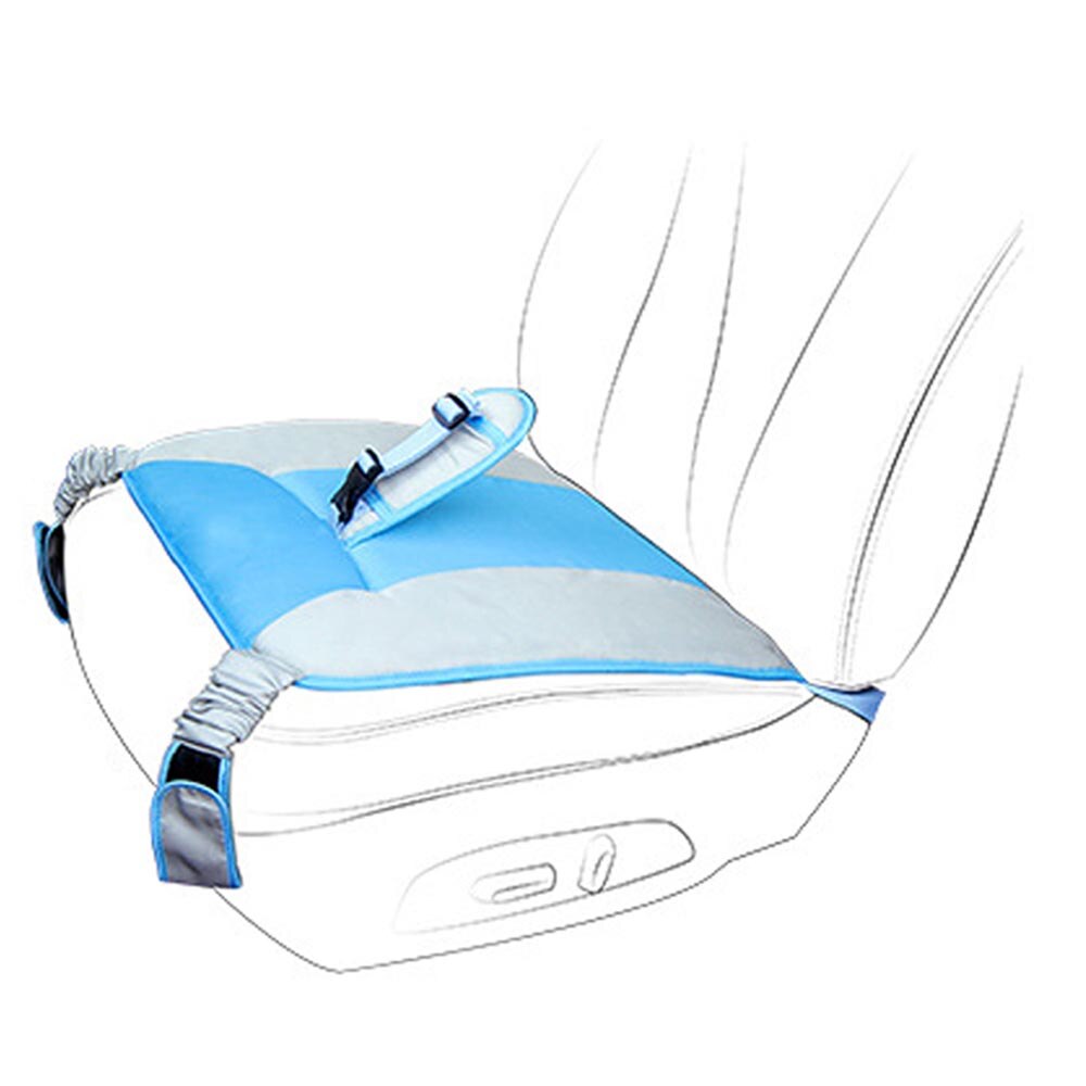 Zacht Ademend Verstelbare Moederschap Bump Riem Auto Bescherming Zitkussen Cover Pad Autogordel Kussen voor Zwangere Vrouwen: Blue