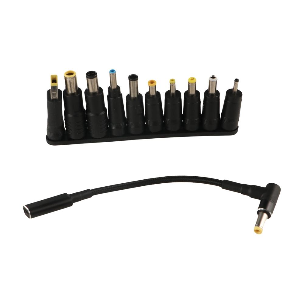 100 W Laptop-Ladegerät-Adapter Typ C auf universellen 5,5 x 2,5 mm Notebook-Ladeanschluss, Multifunktions-DC-Buchse, DC-Netzteil
