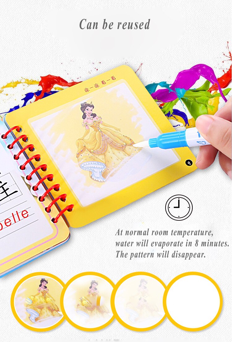 Montessori Painting Drawing Board For Kids Toys Coloring Book Doodle & Magic Pen Magic Water Drawing Book Birthday GYH