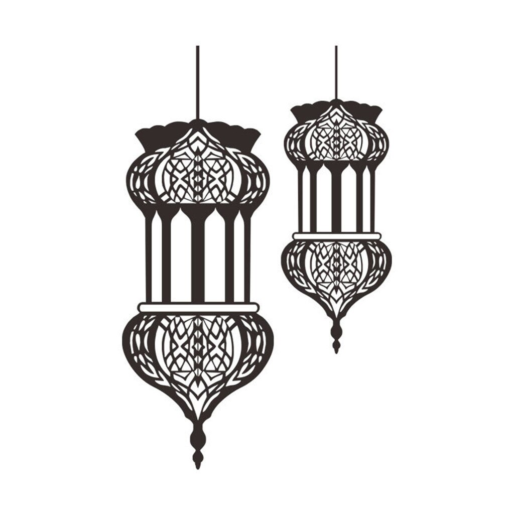 Vinyl Wall Sticker Decals Home Decor Bedroom Ramadan Ramadhan Kareem Islam Home Decor Bedroom Living room Wallpaper: A