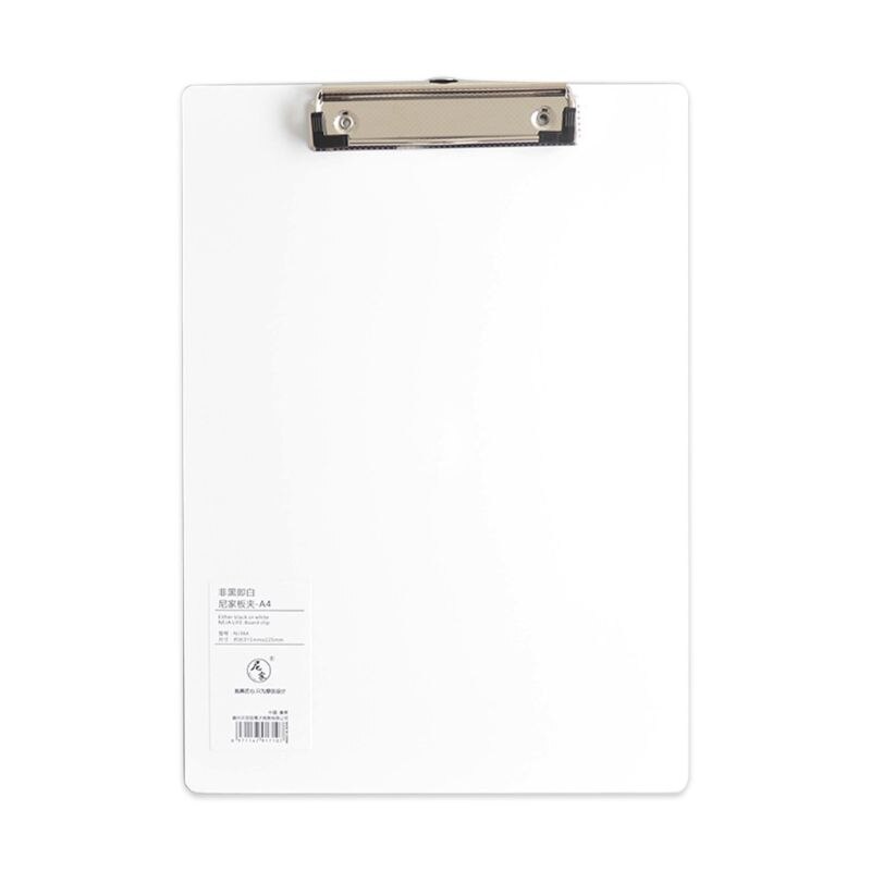 Simple A4 A5 Notepad Memo Pad Board Clip Loose-leaf Notebook File Writing Clamps B36C