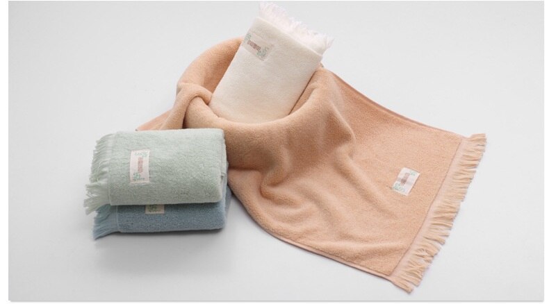 2pcs/set Soft 100% Cotton Towel with Tassel hand face Towels for Adults Quick Dry Towels Bathroom toalha havlu