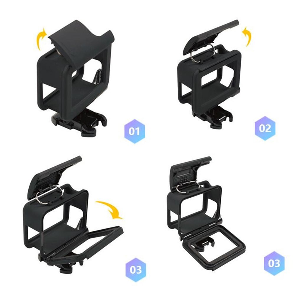 Étui cadre de protection pour GoPro Hero 6 5 7 noir Action caméra bordure boîtier de protection pour Go pro Hero 6 5 7 accessoire