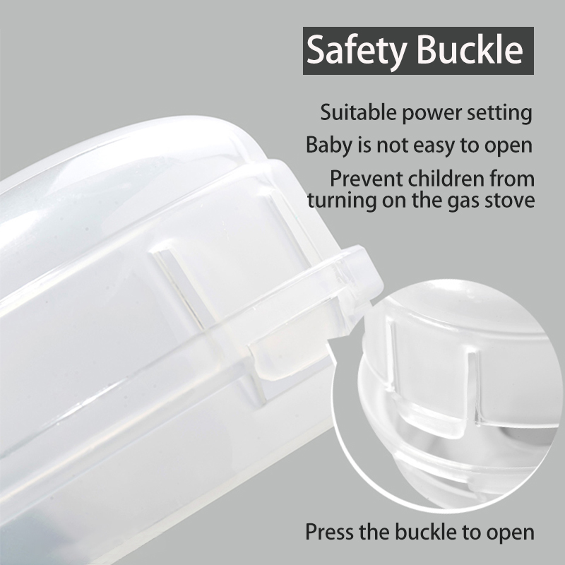 2pcs baby proof clear gas stove knobs covers Safety first Protector Children Universanl