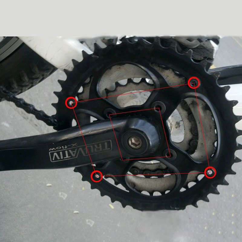 MTB Road Fiets Tandwiel Bescherming 40 42 44 46 48 50 52 T Crankstel Crank Guard Protector Fietsketting Wiel ring Plastic Cover