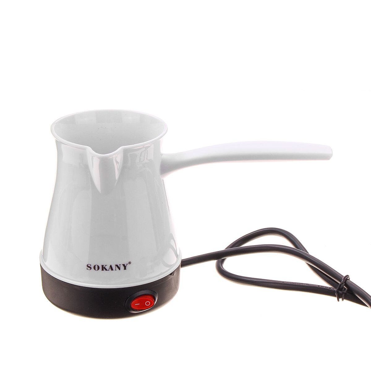 Sokany 220v máquina de café elétrica mini portátil máquina de café cafeteira cafeteira peru leite café expresso para o presente: White