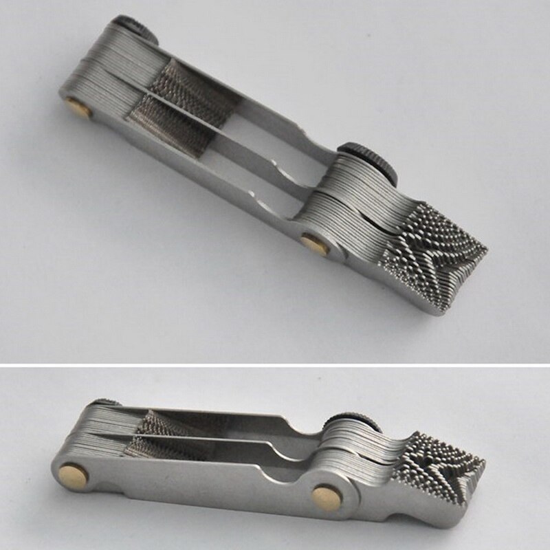 Measuring gauge double- metric thread pitch gauge for measuring instruments Thread gauge metric/inch system