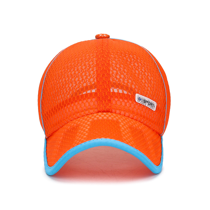 Outdoor Sports Hat Cap Quick Dry Outdoor Children Summer Camping Sun Hat Casquette Chapeu Hollow Mesh Caps for Girl Boy