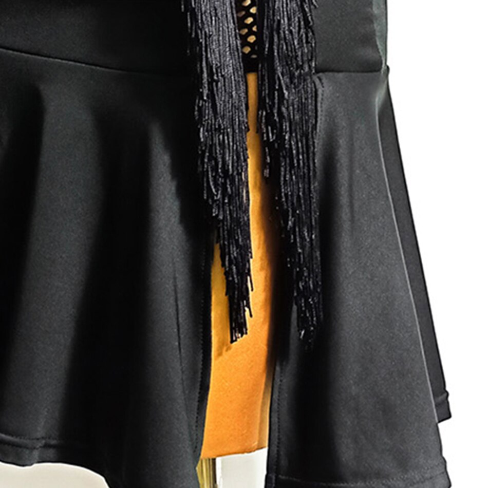 Latin Dance Dress Women Tassel Latin Dance Skirt Ballroom Samba Tango Chacha Belly Dancing Performamnce TL570