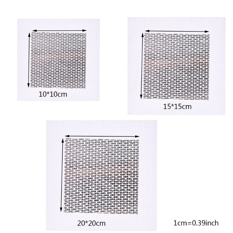 Mesh væg reparation patch klæbende fix gipsvæg hul loft gips skader 4/6/8 ''  j2ha
