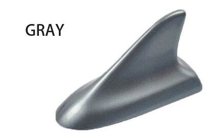 Antena de techo Universal para coche, señal mejorada, forma de aleta de tiburón, pintura de Piano aérea impermeable para Kia Sportage Opel Astra H: Gray