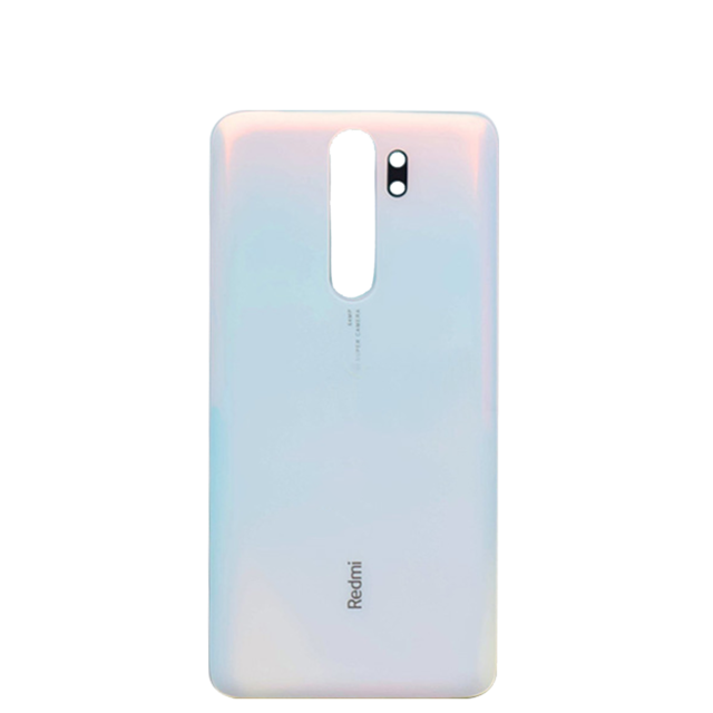 Nowy dla Xiaomi Redmi Note 8 pro pokrywa baterii tylna obudowa szklana obudowa tylna dla Xiaomi Redmi Note 8 tylna pokrywa baterii: White Note 8 Pro