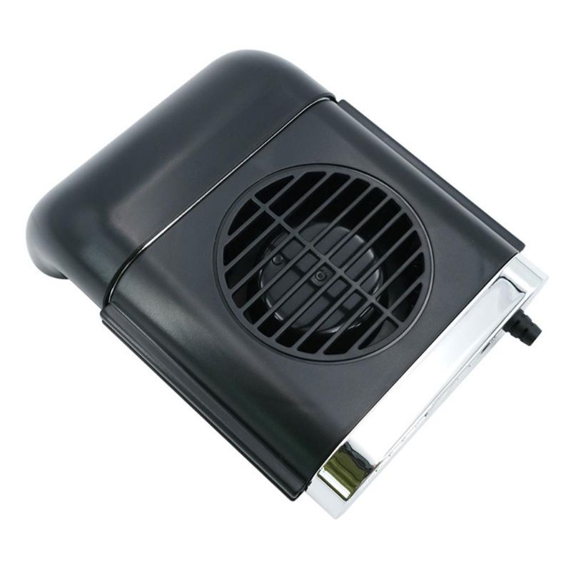 USB Auto Fan Auto Sitz Zurück Ventilator 3-Geschwindigkeit Leise Luft Lüfter für SUV Lkw Bus: Schwarz