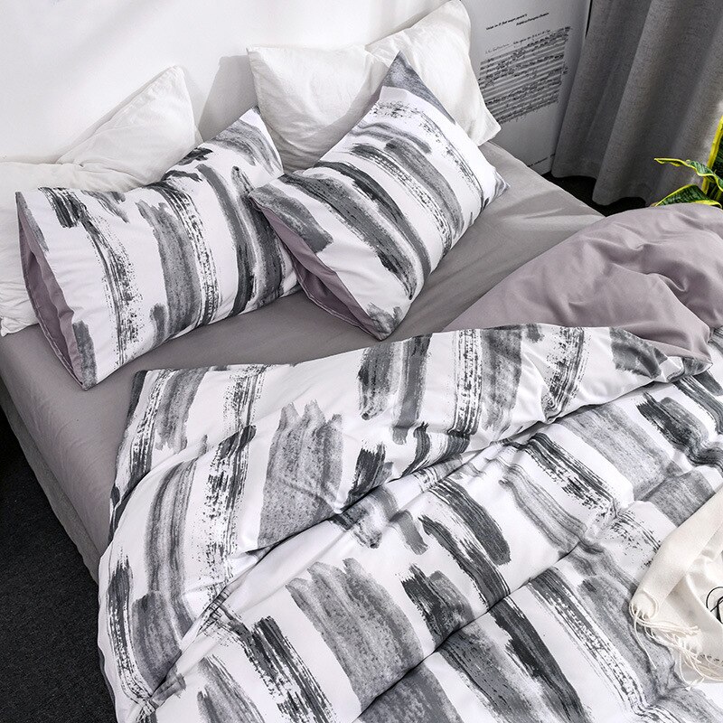 Moderne Dekbedovertrek Set Dekbed Beddengoed Set Bed Cover Koningin Koning Beddengoed Dekbedovertrek Kussensloop Textiel